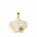 Colgante Oro Nube Mamá